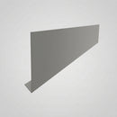 Aluminium Fascia Board Sample — RAL 7036 / 'V' Return