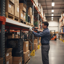 Dark Slate Gray Premium White Shelf Stiffener for Stronger Shelving Support