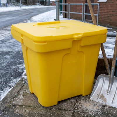 110 Litre Lockable Grit Bin – UV-Stabilised Polyethylene