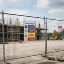 Gray Construction Site Safety Boards - Inform Visitors & Maintain Regulations