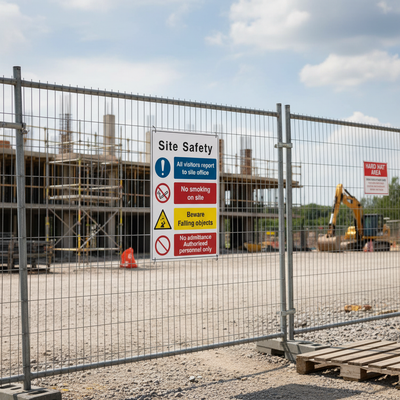 Construction Site Safety Boards - Inform Visitors & Maintain Regulations