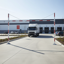 Light Gray Heavy Duty Universal Swivel Height Restrictor for Vehicle Access Control