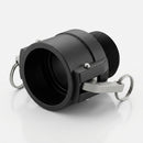 3" BSP Male Cam Lever Coupler – Glass Reinforced Polypropylene (view 2)