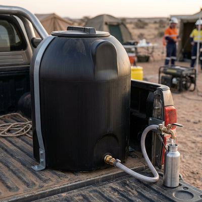 150 Litre Slimline Potable Water Tank, 1.5 BSP Outlet