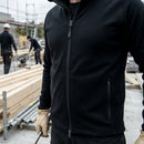 Midlayer Wool Jacket with Moisture-Wicking Lining - Black (view 2)
