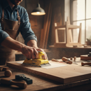 Dark Slate Gray Premium Sanding Sheets Clamp 93mm x 230mm 80 Grit - Pack of 10