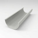 Half Round Gutter Sample – Aluminium — RAL 7035