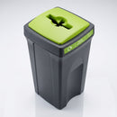 100 Litre Recycling Bin with Propeller Aperture – MDPE (view 2)