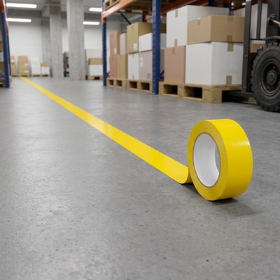 50mm Yellow Floor Marking Tape - 33m
