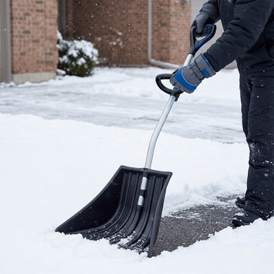 960mm snow clearer shovel with telescopic aluminium handle