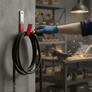 Dark Slate Gray Heavy Duty Galvanised Hook 35 x 82mm with Red Coating