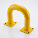 350 x 375mm steel collision protection guard yellow (view 2)