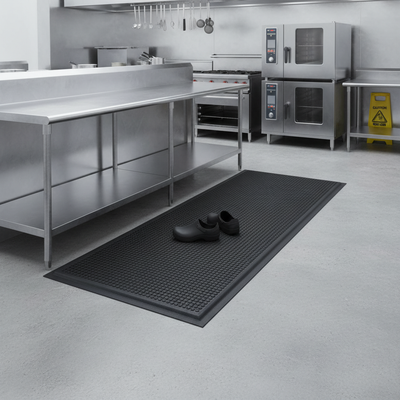 Premium Anti-Fatigue Safety Mat - Heavy Duty for Wet and Greasy Areas