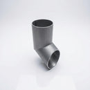 63mm Diameter Flush Joint Aluminium Downpipe Shoe (view 2)