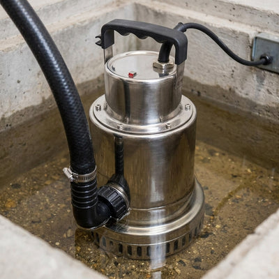 80 L/min Centrifugal Drainage Pump, 0.2kW, 7m Head, Stainless Steel