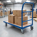 Platform Truck Single Bar End 250kg Capacity Steel Frame