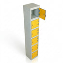Six-Door Laminate Locker with Galvanised Steel Frame (view 2)