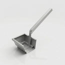 Moulded Ogee Gutter Side Rafter Bracket 125 x 100mm — RAL 9006