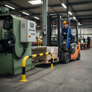 Dark Slate Gray Heavy Duty Protection Guard - 600mm Height for Maximum Asset Safety