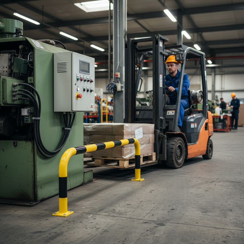 Dark Slate Gray Heavy Duty Protection Guard - 600mm Height for Maximum Asset Safety