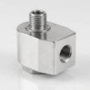 3/8" BSP Swivel 90° Angle - Triple Bearing Nickel Brass (view 2)