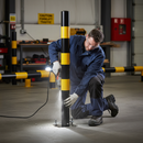 Dark Slate Gray High Visibility Heavy Duty Crash Protection Bollard - 1200mm Above Ground