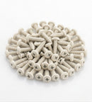 No. 12 × 30mm Pozi Pan Gutter Bracket Fixing Screw (100 Pack) — RAL 9010