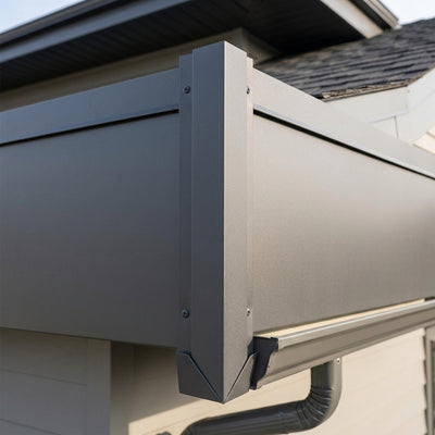 V Return Aluminium Fascia Angle Covers for Mitred Corners
