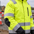 Yellow/Black Class 3 Thermal High-Visibility Site Jacket (view 2)