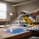 Dim Gray Premium Acrylic Gloss Spray Paint - 500ml - Traffic Blue