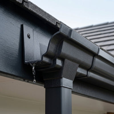 Moulded Ogee Gutter Outlet 72×72mm – 125×100mm Connection