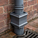 Traditional Downpipe Spare Socket 72x72mm Non-Eared