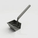 Moulded Ogee Gutter Side Rafter Bracket 125 x 100mm — RAL 7037