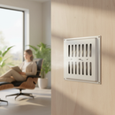 Premium Adjustable Aluminium Vent for Airflow Regulation - 9x9 Inch for Effective Ventilation and Odor Control
