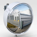 500mm Convex Security Mirror, 180° Wide-Angle with Adjustable Bracket (view 2)
