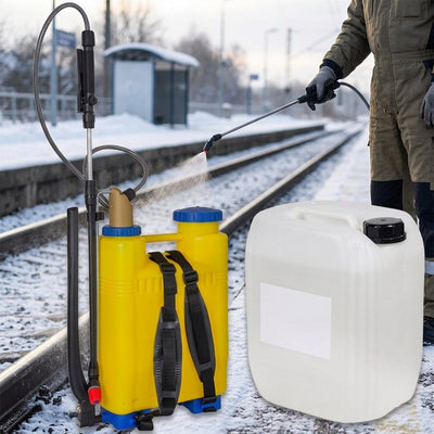 Non-Corrosive De-Icer 15L Jerry Can & Backpack Sprayer Kit
