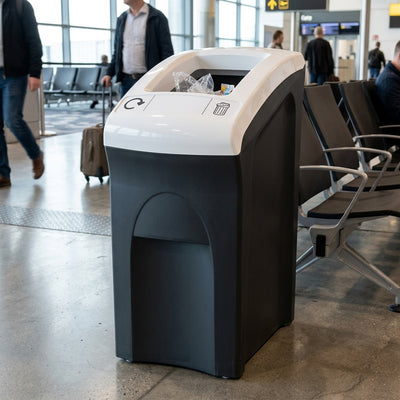 55 litre open top recycling bin MDPE compact