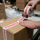 48mm White Fragile Packing Tape - 66m (view 2)