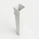 Traditional Downpipe Length 72x72mm x 3m Non-Eared Socket — RAL 9016