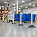 Dark Gray Premium Modular Utility Barrier Base - Durable and Eco-Friendly