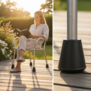 Premium 19mm Rubber Furniture Feet Tip Caps - Durable Floor Protectors for Leg Tips, Pack of 4