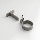 Adjustable Aluminium Pipe Clip 63mm Diameter — RAL 7036