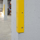 Yellow Aluminium Right-Angle Corner Guard 50x50mm