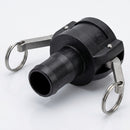 3" Polypropylene Cam Lever Hose Coupler with Stainless Steel Fittings (view 2)