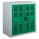 Sea Green Perforated Door Cupboards