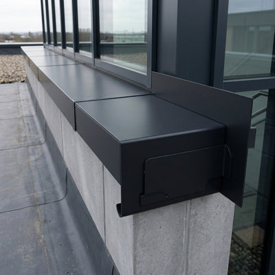 Aluminium Coping Stop End Upstand – Secret Fix