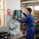 Dark Gray 20 Person Premium First Aid Kit for Workplace Safety