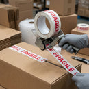 48mm White Fragile Packing Tape - 66m