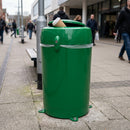 95 Litre Flip Top Litter Bin, 470mm Footprint, HDPE