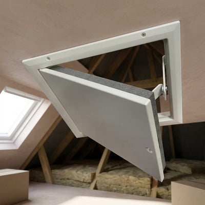 Insulated Drop Down Loft Hatch 562x662mm with Low U-Value